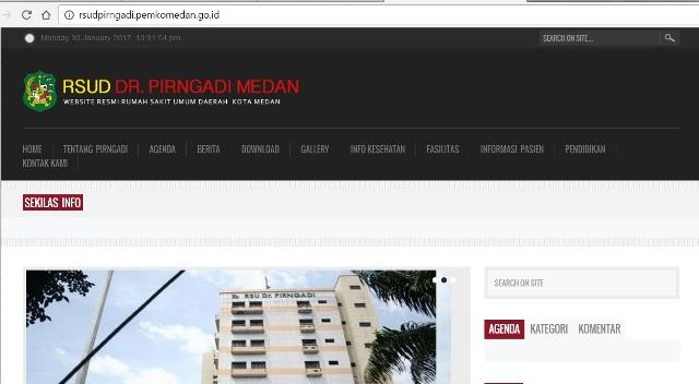 Ingin Raih Akreditasi Paripurna, RSUD Pirngadi Aktifkan Kembali Website RS