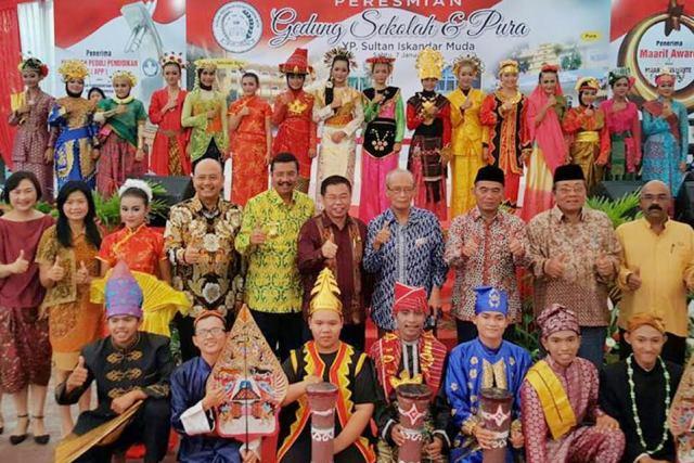 Menteri Pendidikan dan Gubsu Kunjungi Yayasan Perguruan Sultan Iskandar Muda