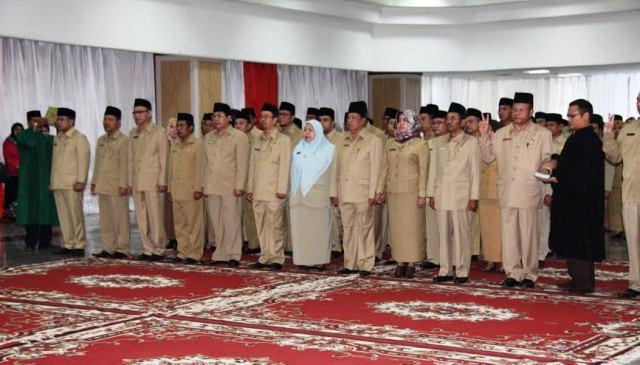103 Pejabat Eselon III yang Dilantik Pemprovsu Dilarang Gaptek 