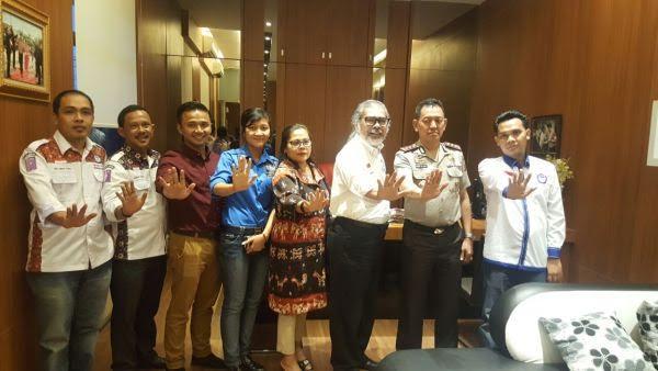 Aris Merdeka Temui Kapolres Deli Serdang