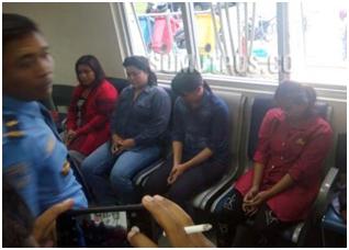 Komplotan Copet Wanita Terekam CCTV di Bandara Kuala Namu