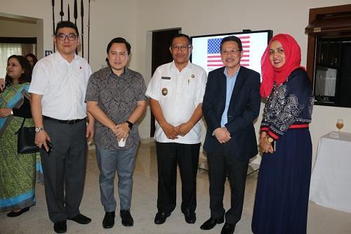 Wakil Walikota Hadiri Reception 2017 New Leadership di Konjen Amerika Serikat