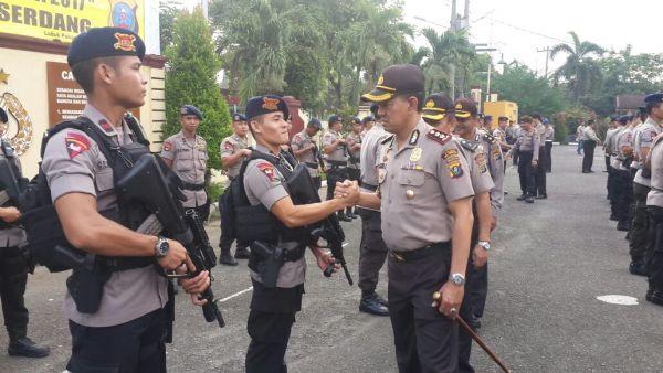 Usai Operasi Liong Toba, BKO Sat Brimob Poldasu Kembali Kesatuannya