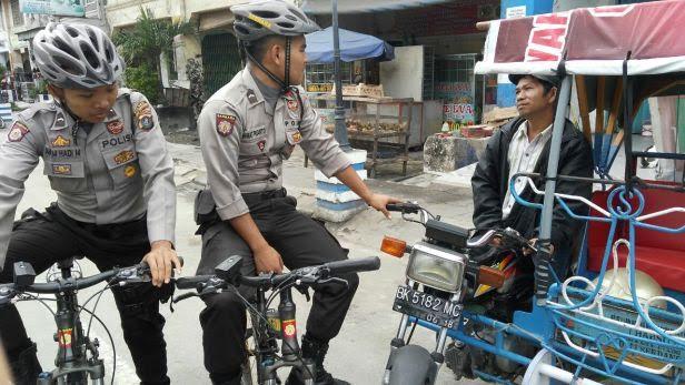 Jangkau Titik Rawan Kejahatan, Polres Deli Serdang Lakukan Patroli Bersepeda