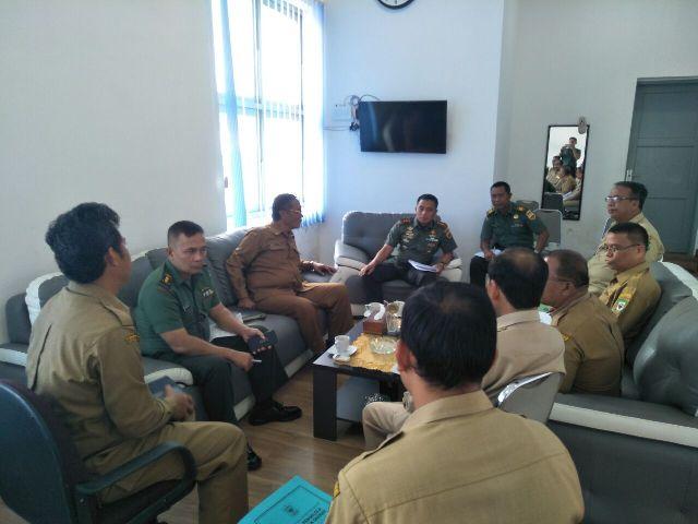 TMMD Tahun 2018, Dandim 0207/SML Gelar Rapat Koordinasi dengan Pemko Pematang Siantar