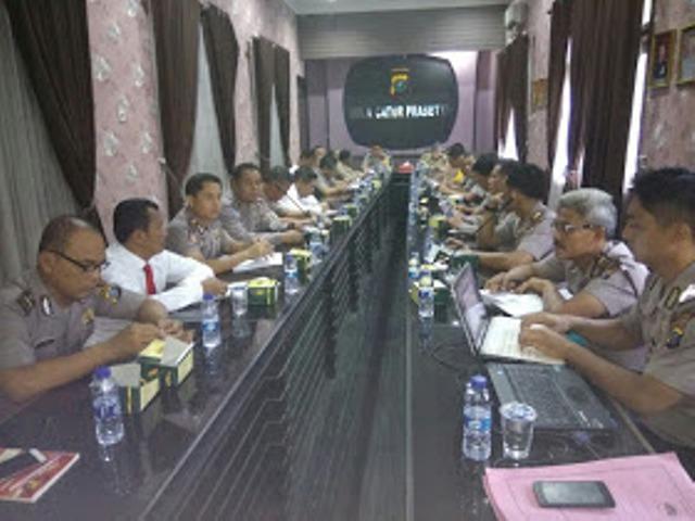 Tingkatkan Status Jadi Polresta, Polres Deli Serdang Gelar Rapat Koordinasi