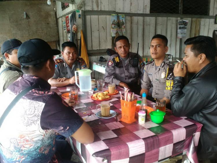 Sambangi Warga, Kapolsek Purba Ajak Masyarakat Jalin Komunikasi dan Koordinasi