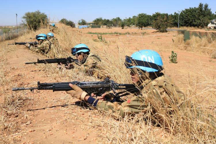 Satgas Yonkomposit TNI Ikuti Latihan ORC bersama di Sudan