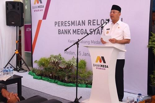 Walikota Medan Harapkan Bank Mega Syariah Beri Kredit Ringan kepada Pengusaha UMKM