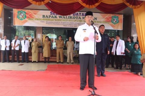 Walikota Medan Imbau RS Pirngadi Berikan Evaluasi Medis Pasien Per Hari