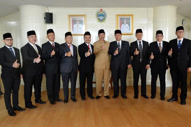 Dilantik Gubsu, Dewan Pengawas PDAM Tirtanadi dan AIJ Diminta Bekerja dengan Baik