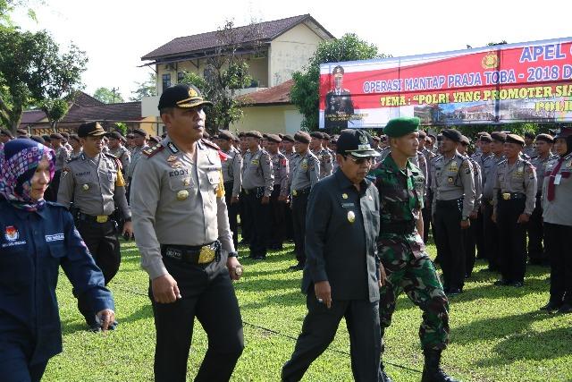 Jelang Pilkada, Polres Deli Serdang Gelar Operasi Mantap Praja Toba