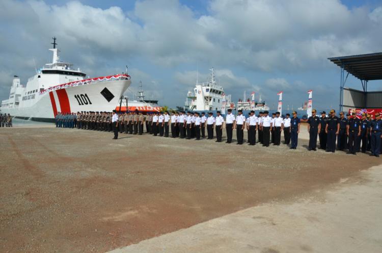 Kepala Bakamla RI Resmikan Kapal Terbesar Karya Anak Bangsa