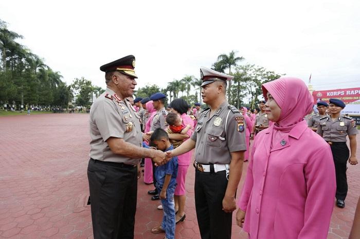 Sebanyak 336 Personil Polda Sumut Naik Pangkat