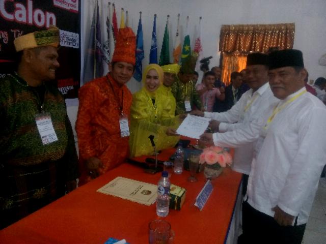 Bupati Petahana Daftar Pilkada Deli Serdang ke KPU