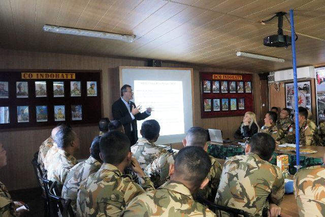 40 Pewira TNI Indobatt Misi Perdamaian PBB Terima Pembekalan Civil Affair