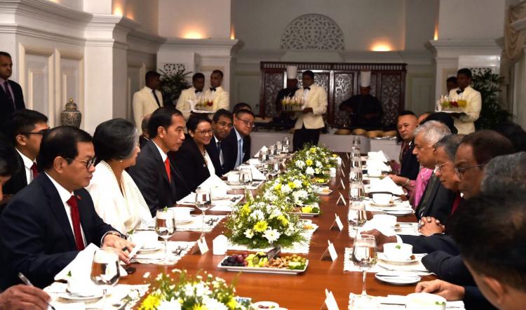 Bertemu PM Wickremesinghe, Presiden Jokowi: Indonesia Ingin Bangun Infrastruktur di Sri Lanka