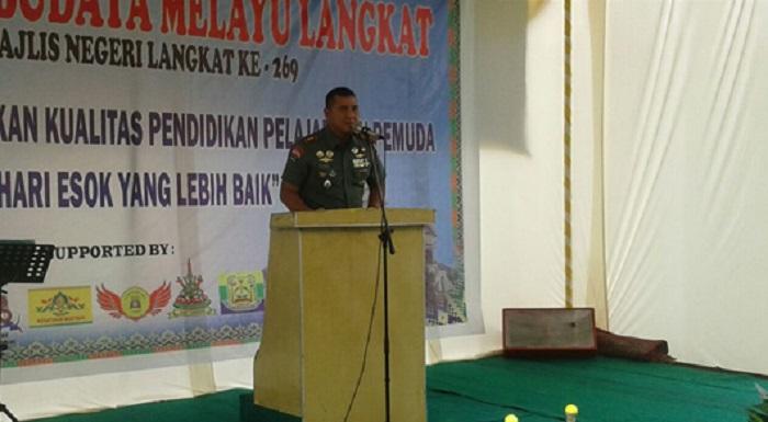 Dandim 0203/Langkat Bangga Gebyar dan Seni Budaya Melayu Langkat Disambut Antusias Warga 