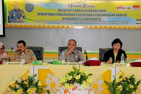 Percepatan Menuju Kabupaten Layak Anak, Pemkab Labuhanbatu Lakukan Advokasi