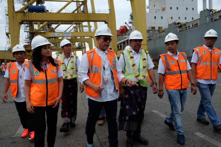 Pelindo 1 Sambut Kapal Perdana Tahun 2019