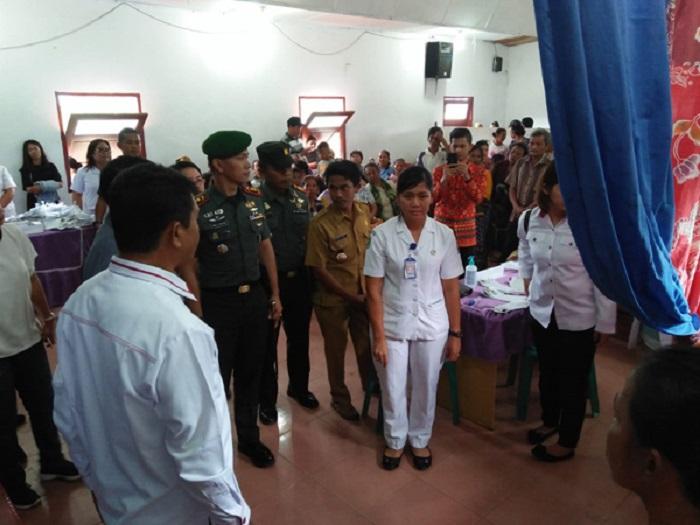 Dandim 0207/Simalungun Hadiri Baksos KB, Berobat Massal dan Pasar Murah di Dusun Mariah Raya
