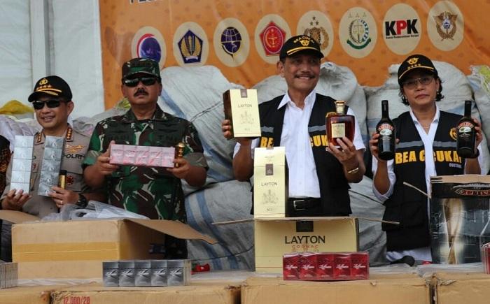 TNI-Polri Dukung Pelaksanaan Tugas Dirjen Bea dan Cukai
