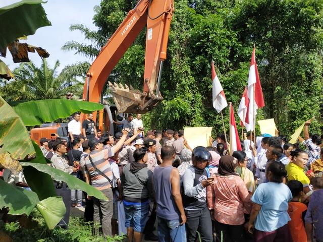 Halangi Okupasi Lahan PTPN II-PT LNK, 10 Warga di Langkat Diamankan Polres Binjai