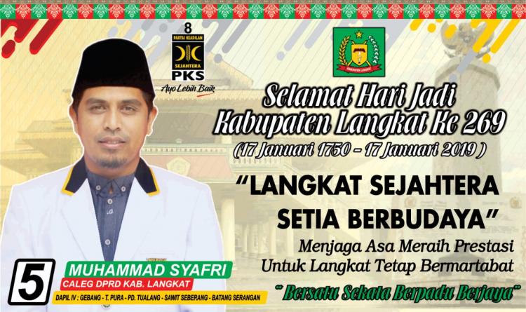 Sejumlah Komunitas Siap Hantarkan Muhammad Syafri ke DPRD Langkat