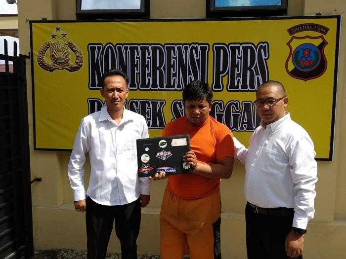 Curi Laptop di Jalan Kemuning, Warga Letsu Diamuk Massa