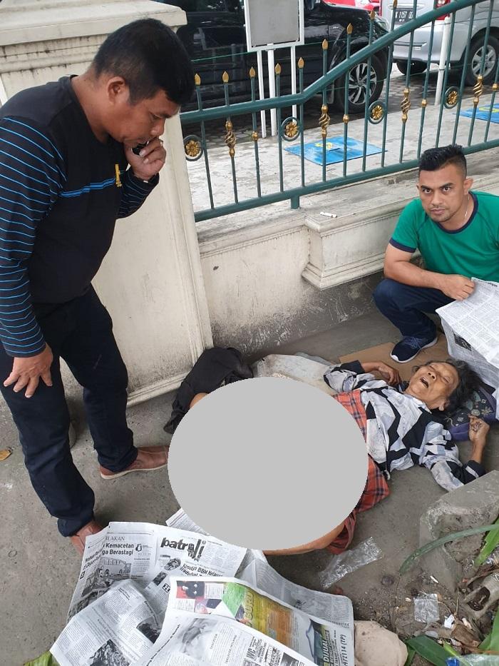 Wanita Tanpa Identitas, Usia 60 Tahun Ditemukan Tewas di Dekat RS Sundari Sunggal