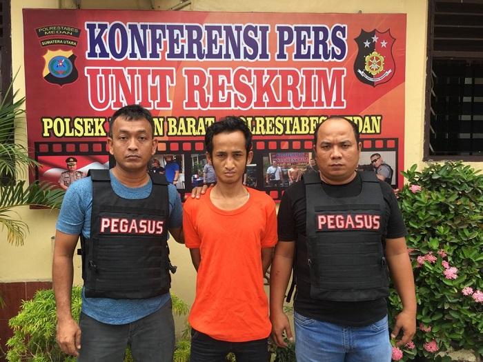 Polisi Tembak Kaki Mantan Napi Pembobol Kontrakan Mahasiswi di Brayan