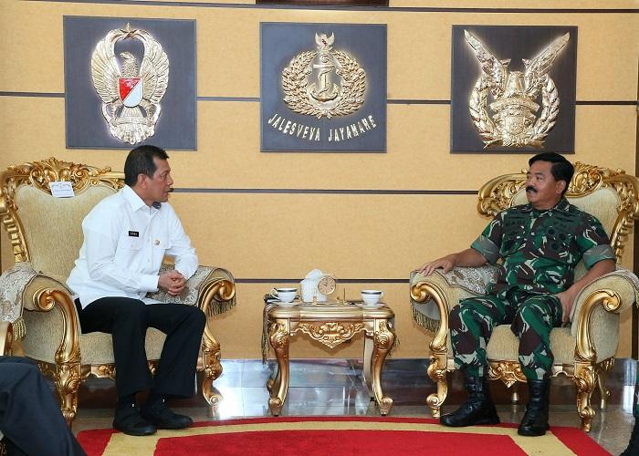 Panglima TNI Terima Kunjungan Kepala BNPB