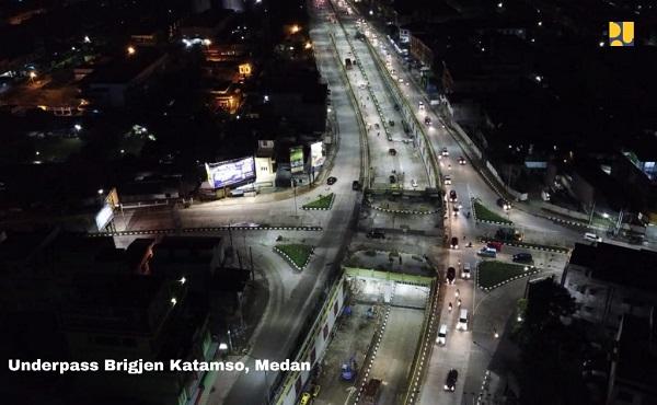 Usai Diuji Coba, Underpass di Jalan Brigjen Katamso Medan Akan Dioperasikan