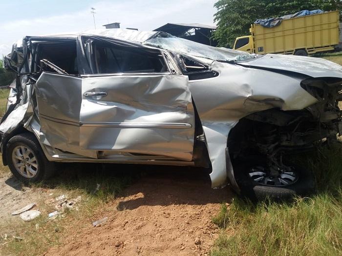 Kecelakaan Maut Tol Tebing Tinggi-Medan, 1 Tewas, Empat Terluka dan Patah Tulang