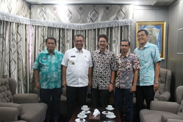 Terima Kunjungan PTMSI, Pemko Medan Dukung Penuh Atlet Tenis Meja Kota Medan