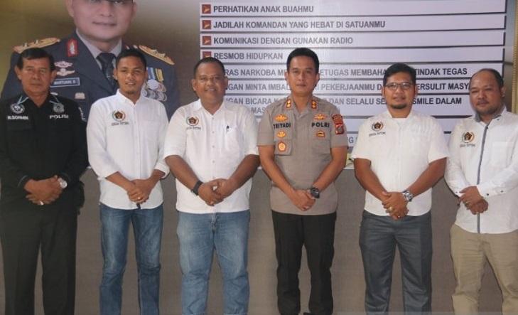 Kapolres Sibolga Jalin Kerjasama dengan PWI Sibolga-Tapteng