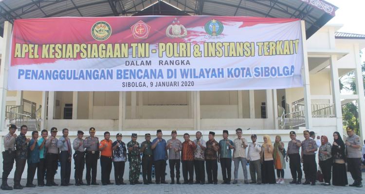 Apel Kesiapsiagaan Penanggulangan Bencana Kota Sibolga Digelar