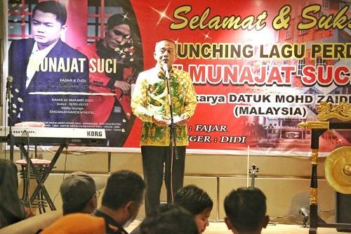 Single Perdana Munajat Suci Launching di Medan