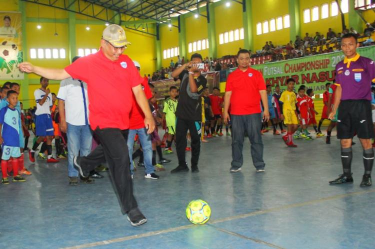 430 Peserta Rebut Piala Akhyar Nasution di Medan Futsal Championship 2020