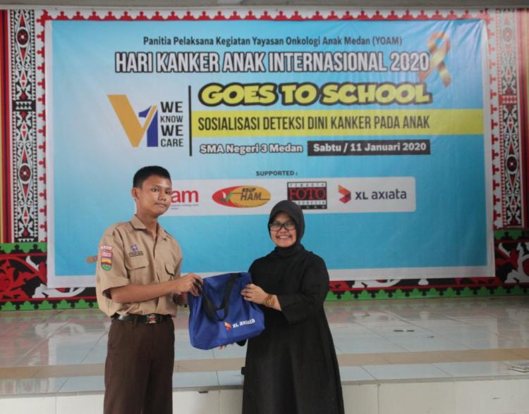 YOAM-XL Axiata-PFI Medan Gelar Sosialisasi Deteksi Kanker Anak