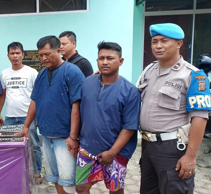 Dua TO Pelaku Curanmor Ditembak Polsek Delitua di Jalan Bunga Asoka Medan