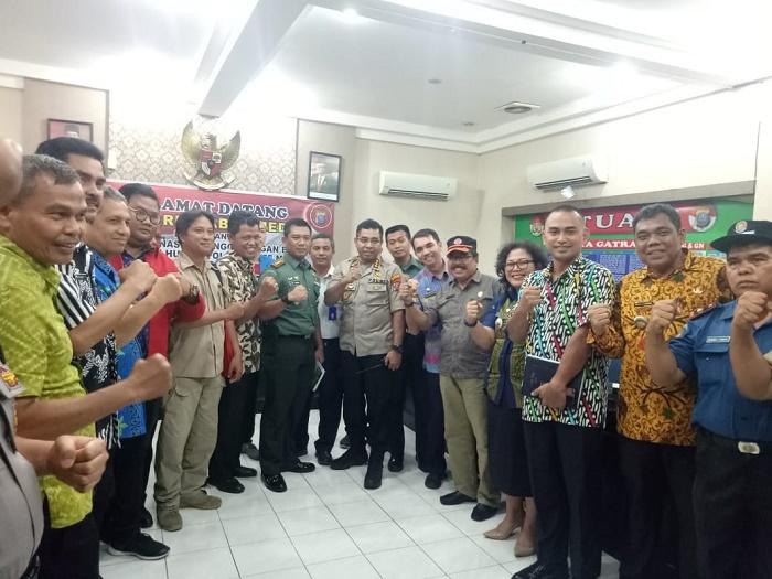 Kapolrestabes Medan Rapat Koordinasi Penanggulangan Banjir Bersama Jajaran Pemko Medan