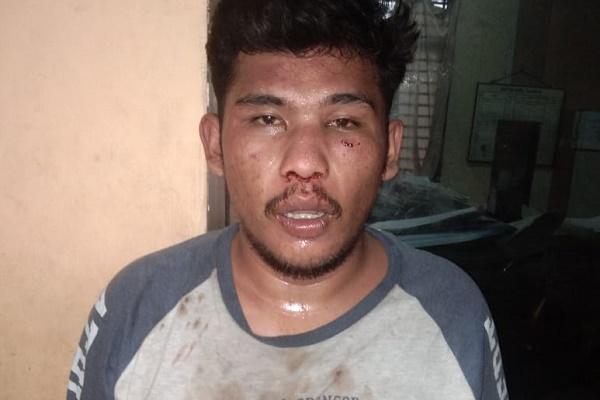 Jambret Tas IRT di Jalan Pasar 3 Krakatau, Nico Saragih Babak Belur Dihajar Warga