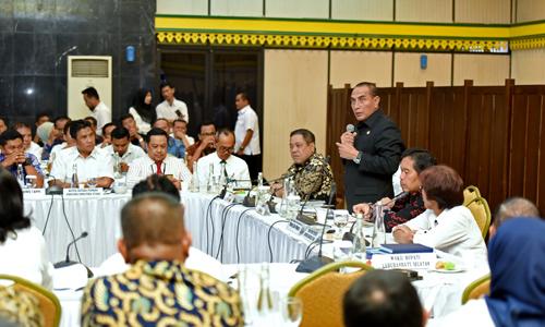 Inflasi Sumut Terkendali, Gubernur Ingatkan Tentang Distribusi yang Tidak Merata