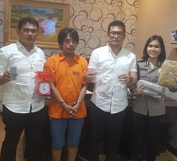 Tiga Bulan Edarkan Ganja dan Sabu, Zainal Diringkus Polsek Medan Baru