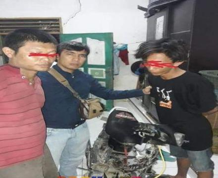 Dua Maling Pembobol Rumah Emplasmen Adolina Perbaungan Ditangkap Polisi