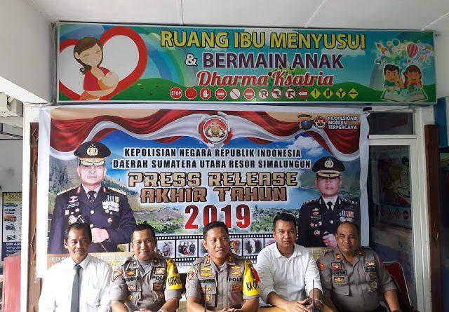 Polres Simalungun Laporkan Kinerja Tahun 2019, Target 2020 Turunkan Tindak Kejahatan dengan Langkah Preventif