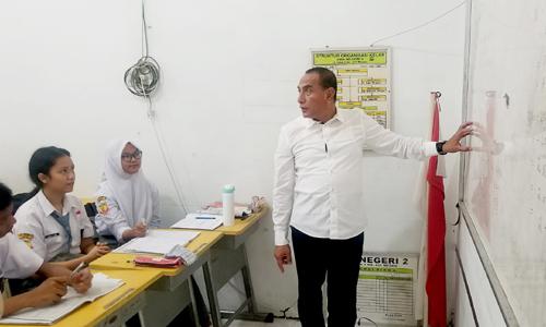 Tinjau Sekolah, Gubernur Sumut Minta Pastikan Aktivitas Belajar Nyaman
