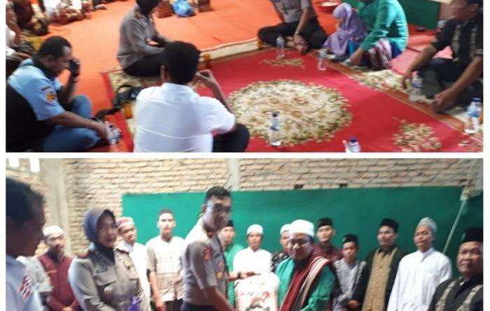 Kapolsek Patumbak Silaturahmi ke Ponpes Salafiah Mifahusur di Jalan Garu IIB Amplas