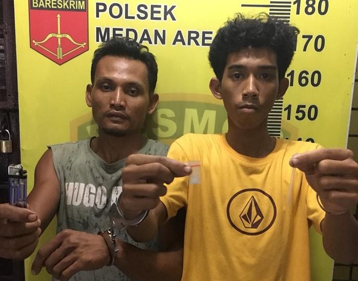 Polsek Medan Area Tangkap Pengedar Sabu dari Jalan Bromo